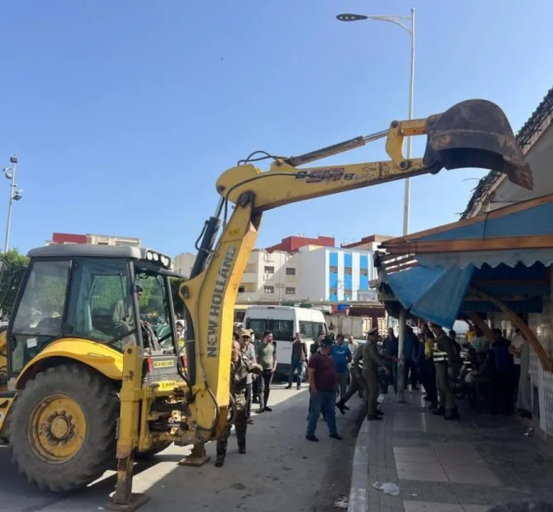 الدريوش تقود حملة مكثفة ... لتحرير الملك العمومي بقيادة الباشا