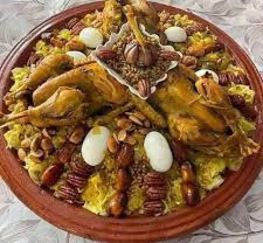 الرفيسة المغربية بالدجاج البلدي (دواء البرد)